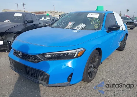 2025 Honda Civic Sedan Sport z USA, uszkodzony, nr VIN 19XFL2H85SE007253